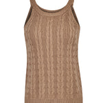 Top Tejido M Samar Taupe Mujer 1