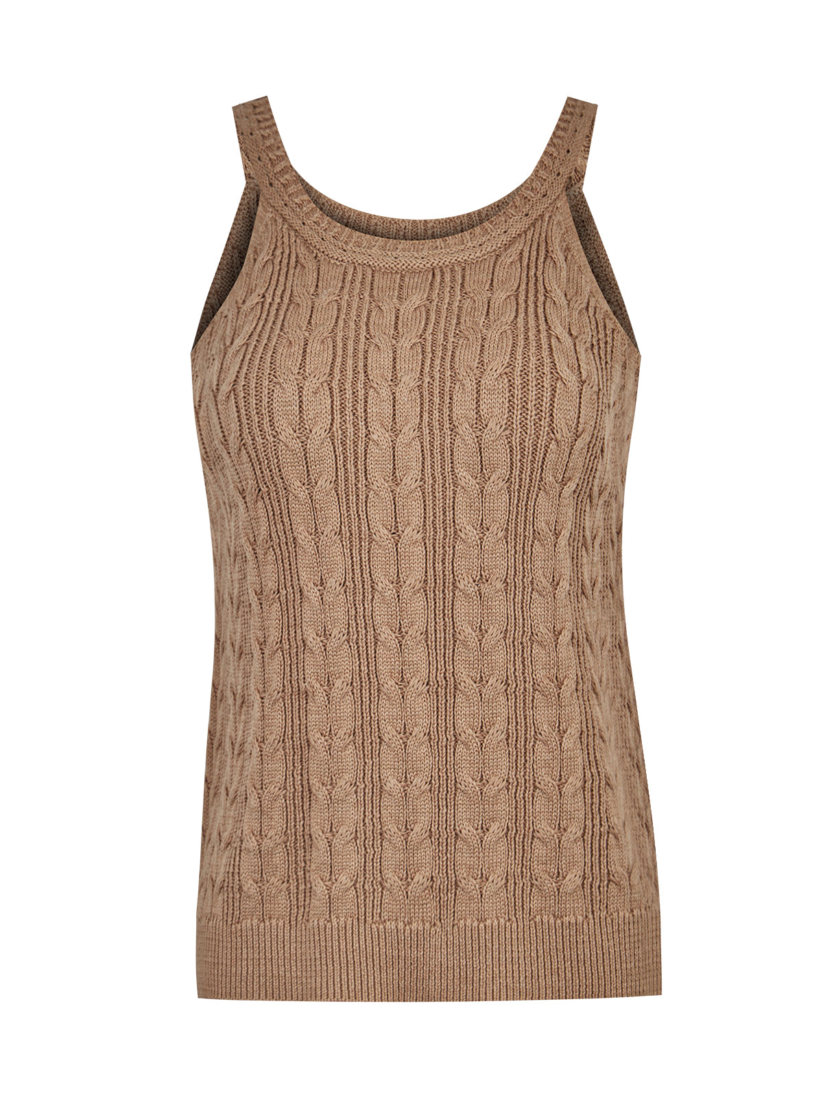 Top Tejido M Samar Taupe Mujer 1