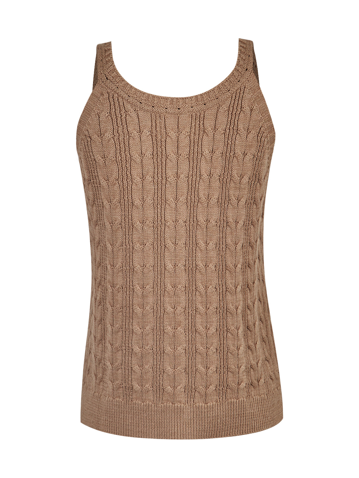 Top Tejido M Samar Taupe Mujer 2