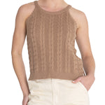 Top Tejido M Samar Taupe Mujer 4