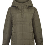 Chaqueta Larga Acolchada M Otto Nutria Mujer 1