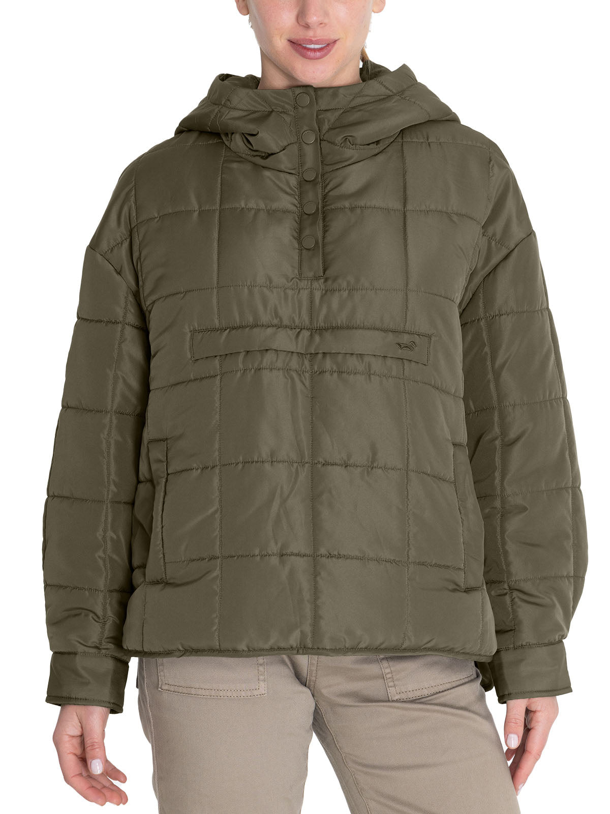 Chaqueta Larga Acolchada M Otto Nutria Mujer 4