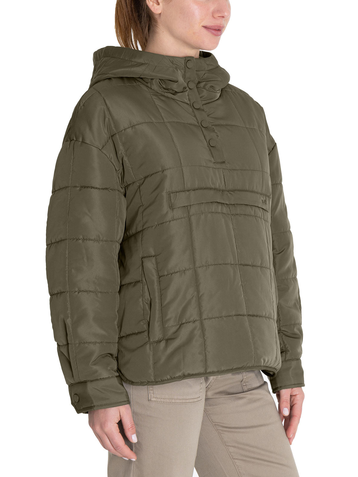 Chaqueta Larga Acolchada M Otto Nutria Mujer 5