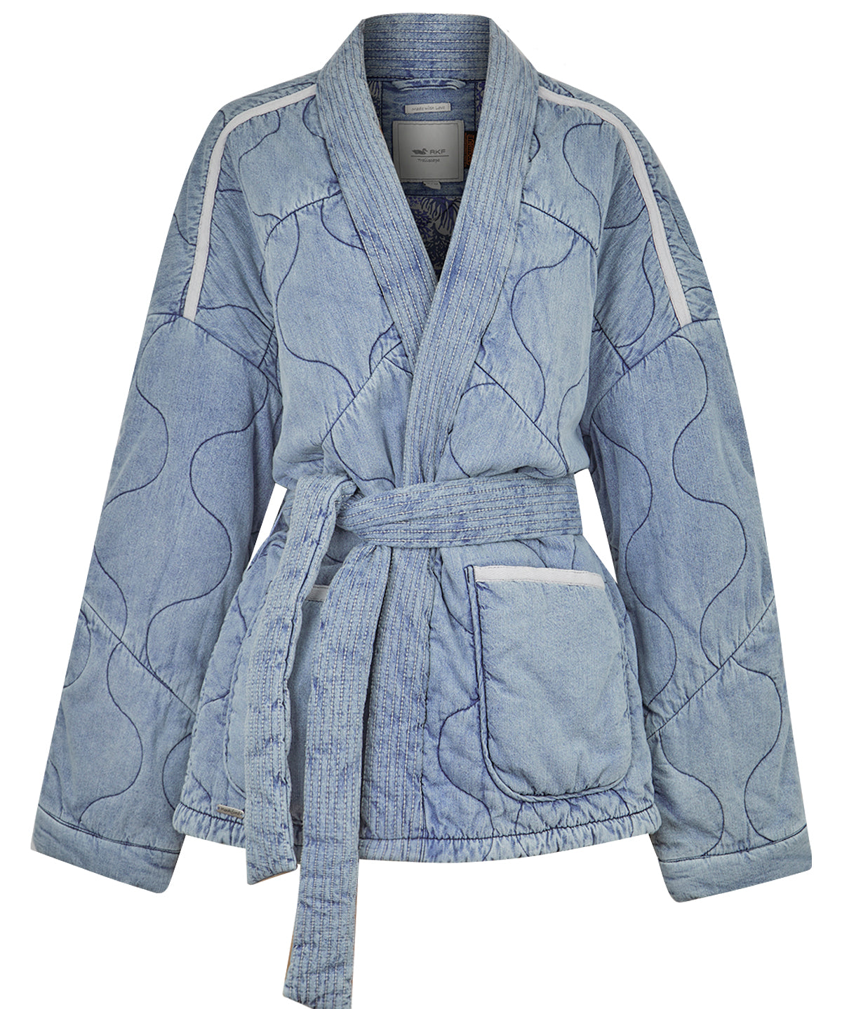 Chaqueta Acolchada M Flori Denim Mujer 1