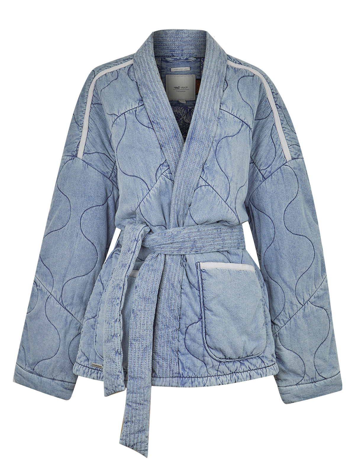 Chaqueta Acolchada M Flori Denim Mujer 1