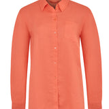 Camisa de Lino Orgánico M/L M Lirio Coral Mujer 1