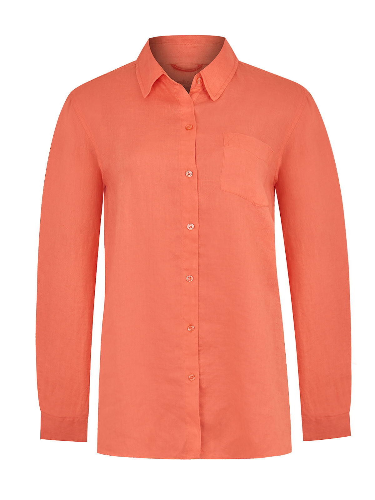 Camisa de Lino Orgánico M/L M Lirio Coral Mujer 1