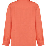 Camisa de Lino Orgánico M/L M Lirio Coral Mujer 2
