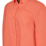 Camisa de Lino Orgánico M/L M Lirio Coral Mujer 3
