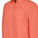 Camisa de Lino Orgánico M/L M Lirio Coral Mujer 3
