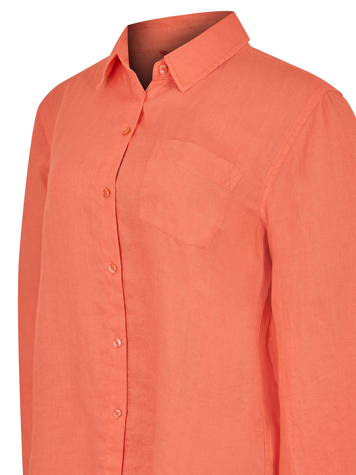 Camisa de Lino Orgánico M/L M Lirio Coral Mujer 3