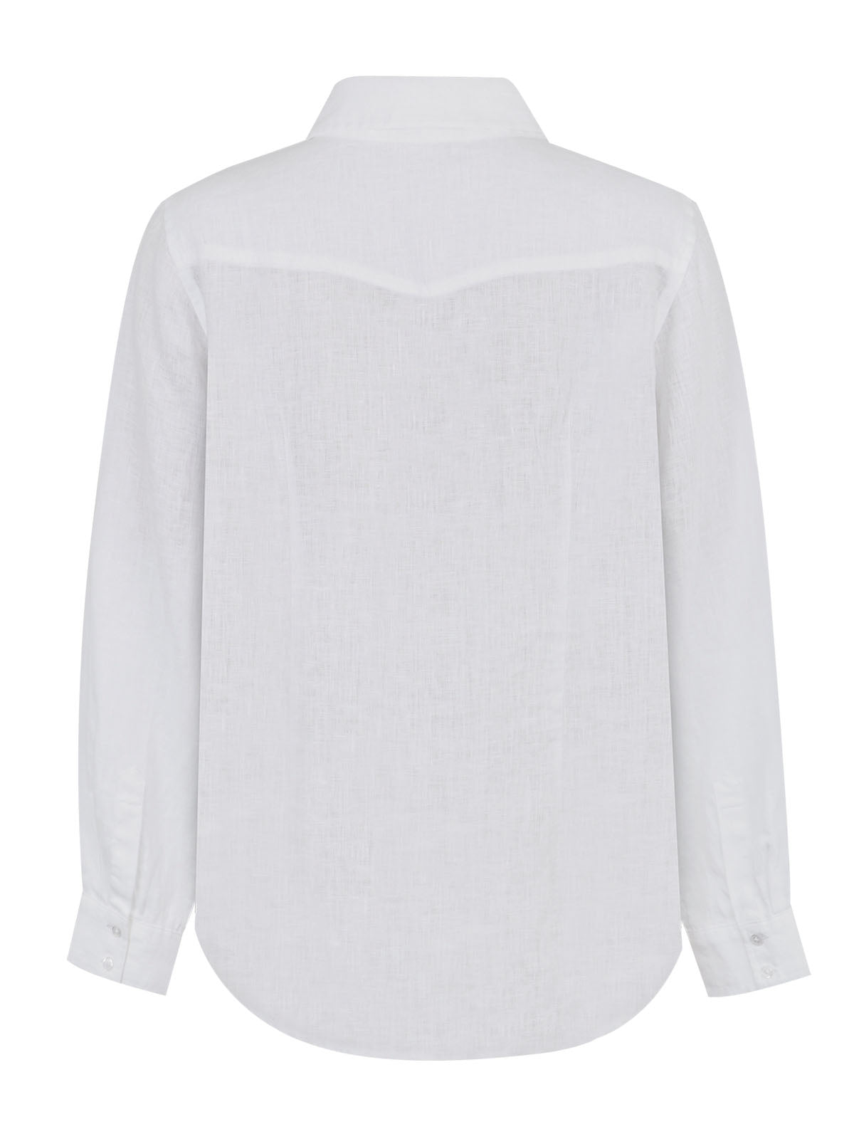 Camisa de Lino Orgánico M/L M Lirio Blanco MCO Mujer 2