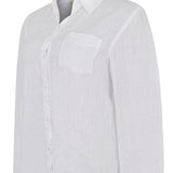 Camisa de Lino Orgánico M/L M Lirio Blanco MCO Mujer 3
