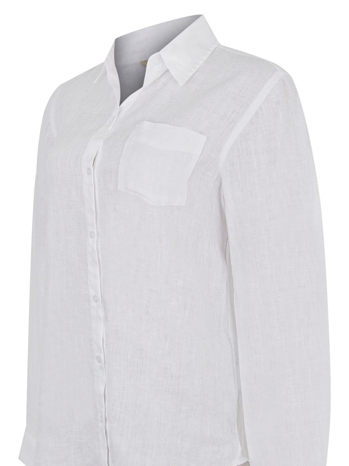 Camisa de Lino Orgánico M/L M Lirio Blanco MCO Mujer 3