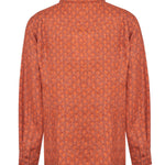 Camisa de Lino Orgánico M/L M LirioPrint Snail Mini Vinotinto Mujer 2