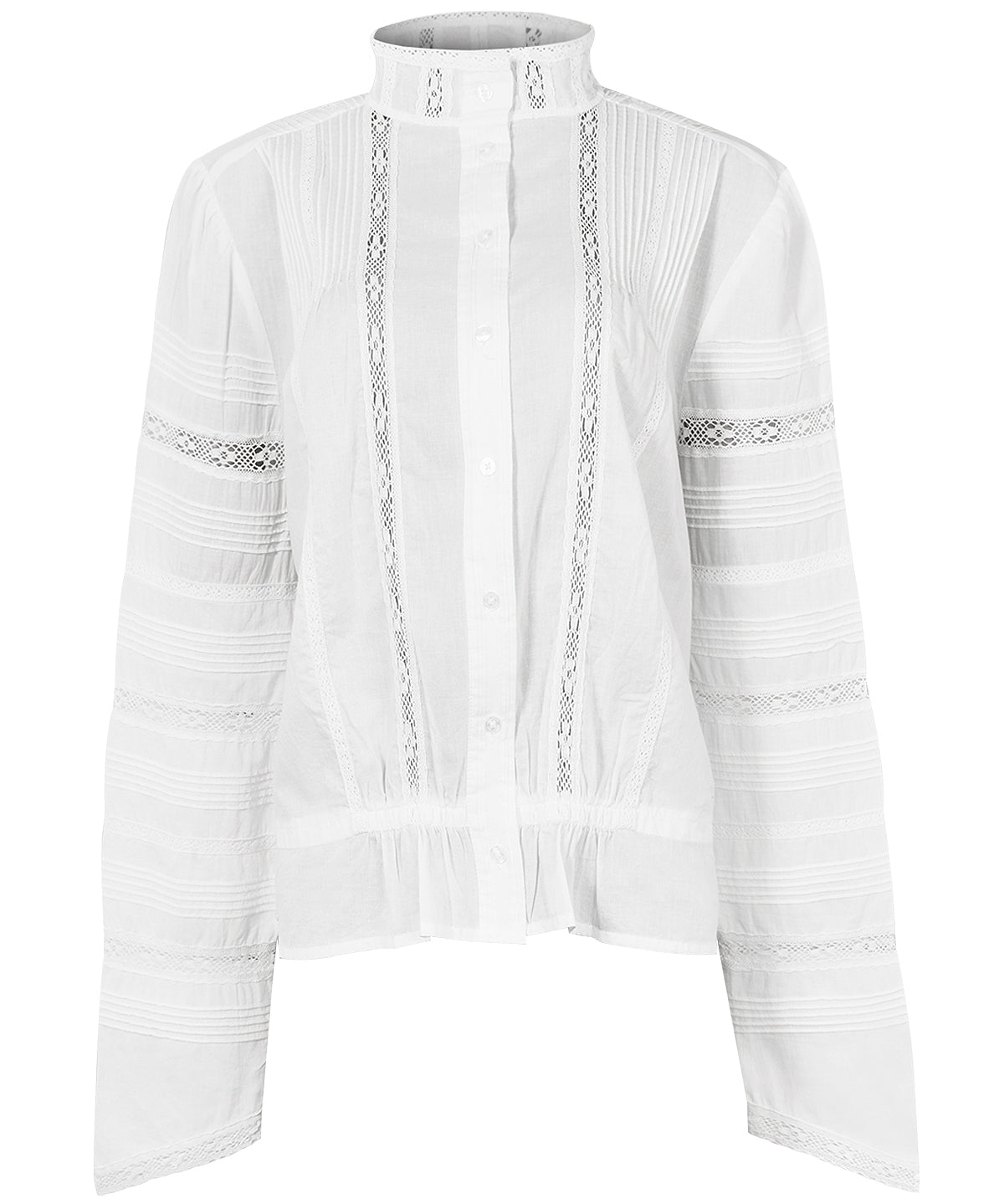 Blusa M Creta Encaje Blanco Mujer 1