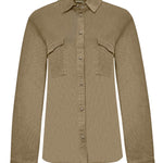 Camisa M/L M Manaslu Verde Oliva Mujer 1