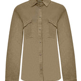 Camisa M/L M Manaslu Verde Oliva Mujer 1