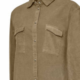 Camisa M/L M Manaslu Verde Oliva Mujer 3