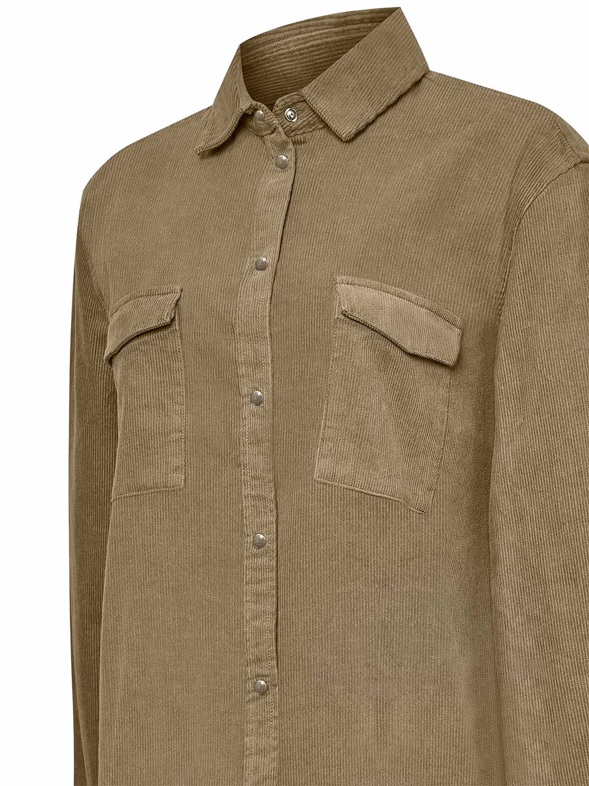Camisa M/L M Manaslu Verde Oliva Mujer 3