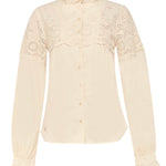 Blusa M Encaje Lhotse Crema Mujer 1