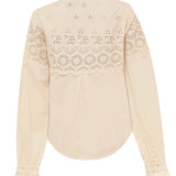 Blusa M Encaje Lhotse Crema Mujer 2