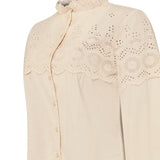 Blusa M Encaje Lhotse Crema Mujer 3
