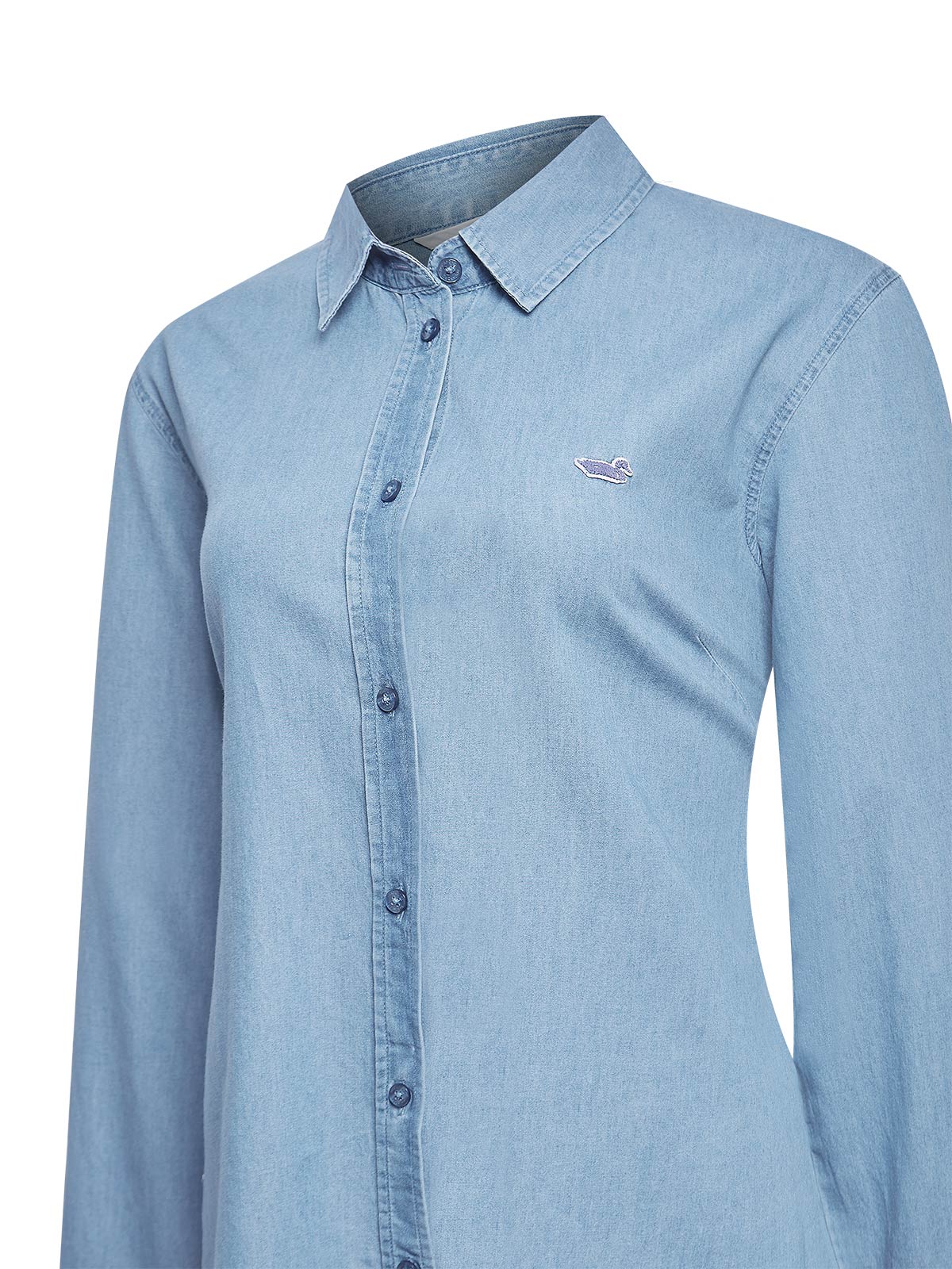 Camisa M/L M Makalu Denim Mujer 3