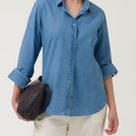 Camisa M/L M Makalu Denim Mujer 4