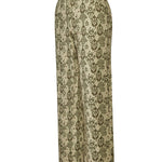Pantalón Estampado M Caspio Lino Multicolor Olive Mujer 1