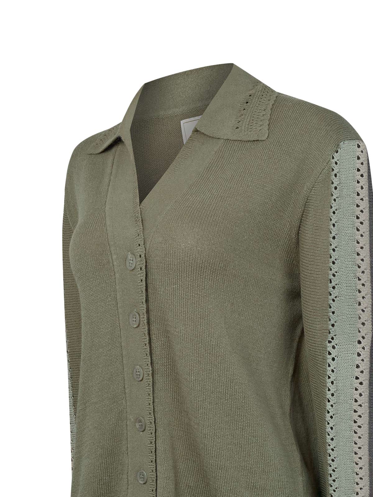 Cardigan M Angelonia Verde Mujer 3