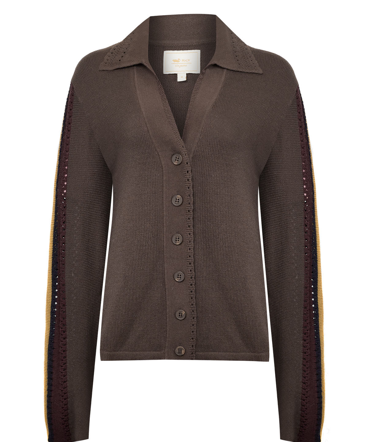 Cardigan M Angelonia Café Mujer 1