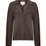 Cardigan M Angelonia Café Mujer 1