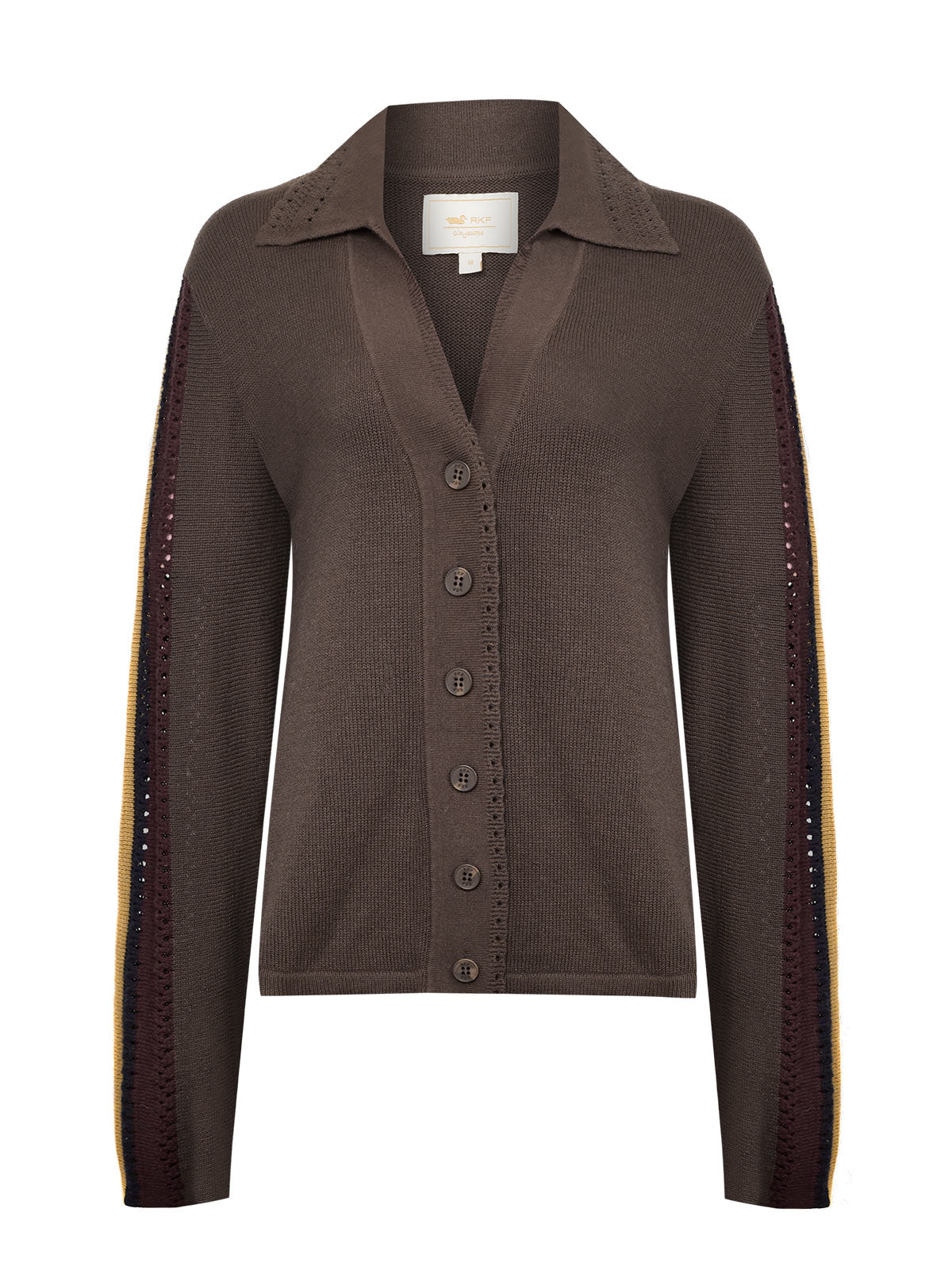 Cardigan M Angelonia Café Mujer 1
