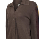 Cardigan M Angelonia Café Mujer 3