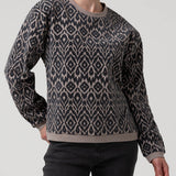 Saco M North Terciopelo Gris Mujer 4