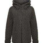 Saco Fleece F/Z M Pilosis Verde Mujer 1