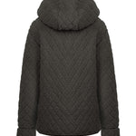 Saco Fleece F/Z M Pilosis Verde Mujer 2