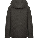Saco Fleece F/Z M Pilosis Verde Mujer 2