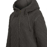 Saco Fleece F/Z M Pilosis Verde Mujer 3