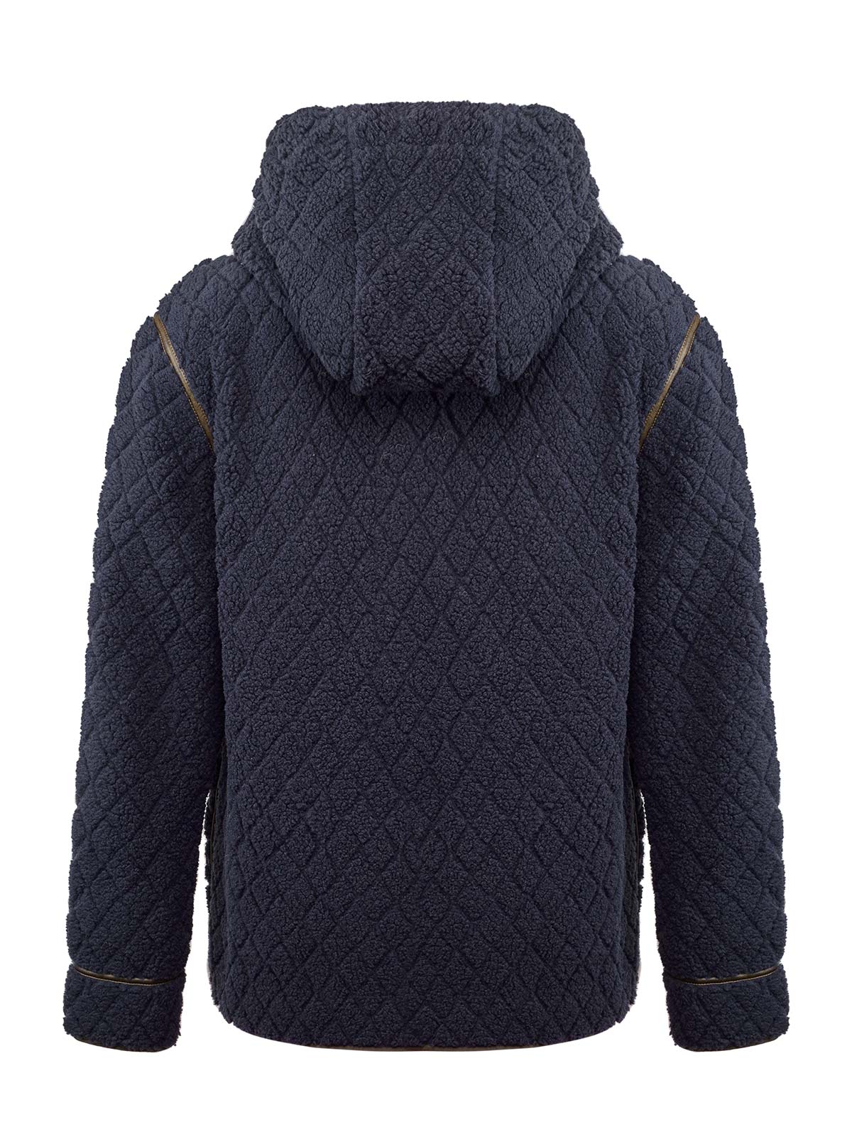 Saco Fleece F/Z M Pilosis Azul Mujer 2