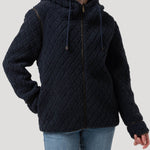 Saco Fleece F/Z M Pilosis Azul Mujer 4
