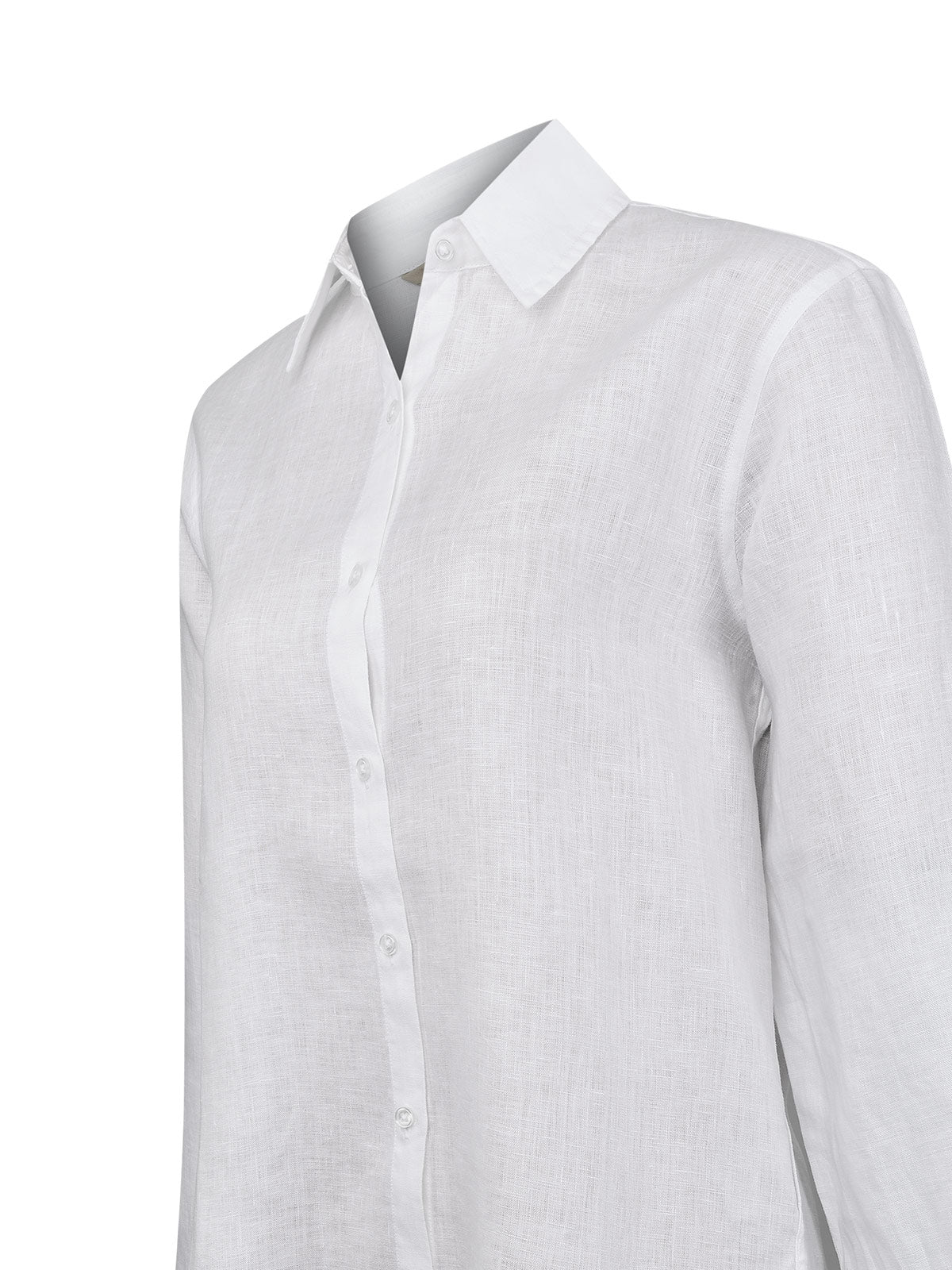 Camisa de Lino Orgánico M/L M Lirio White Mujer 3