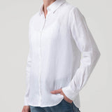 Camisa de Lino Orgánico M/L M Lirio White Mujer 4
