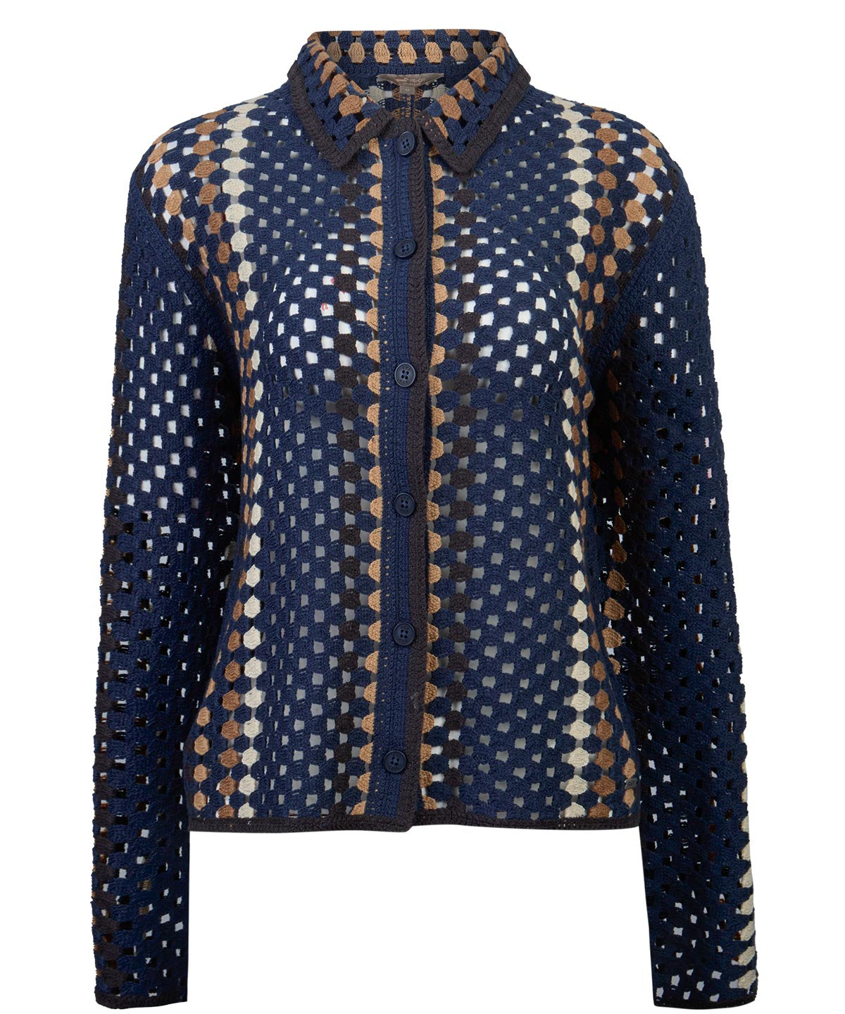 Cardigan M Barely Navy Mujer 1