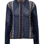 Cardigan M Barely Navy Mujer 1