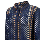Cardigan M Barely Navy Mujer 3