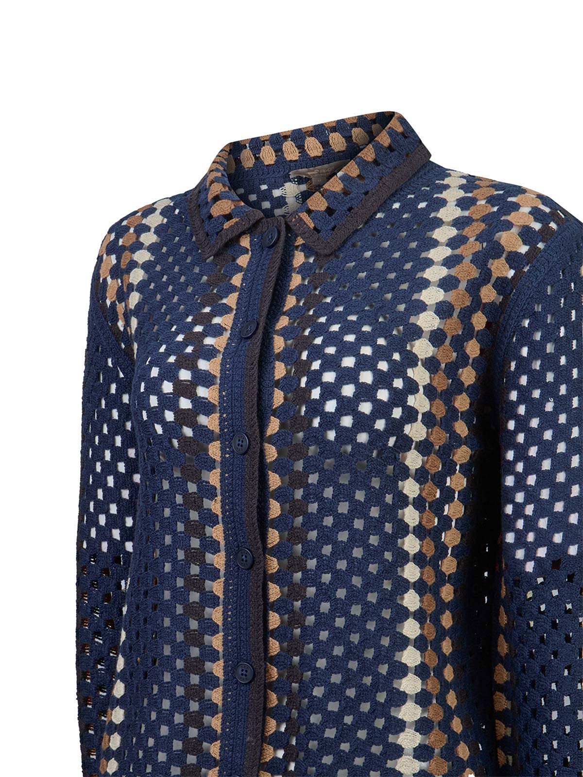 Cardigan M Barely Navy Mujer 3