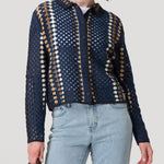 Cardigan M Barely Navy Mujer 4