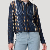 Cardigan M Barely Navy Mujer 4